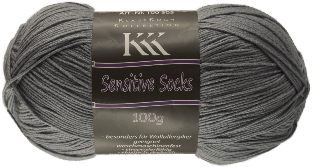 Sensitive Socks Uni von KKK 0031 - grau