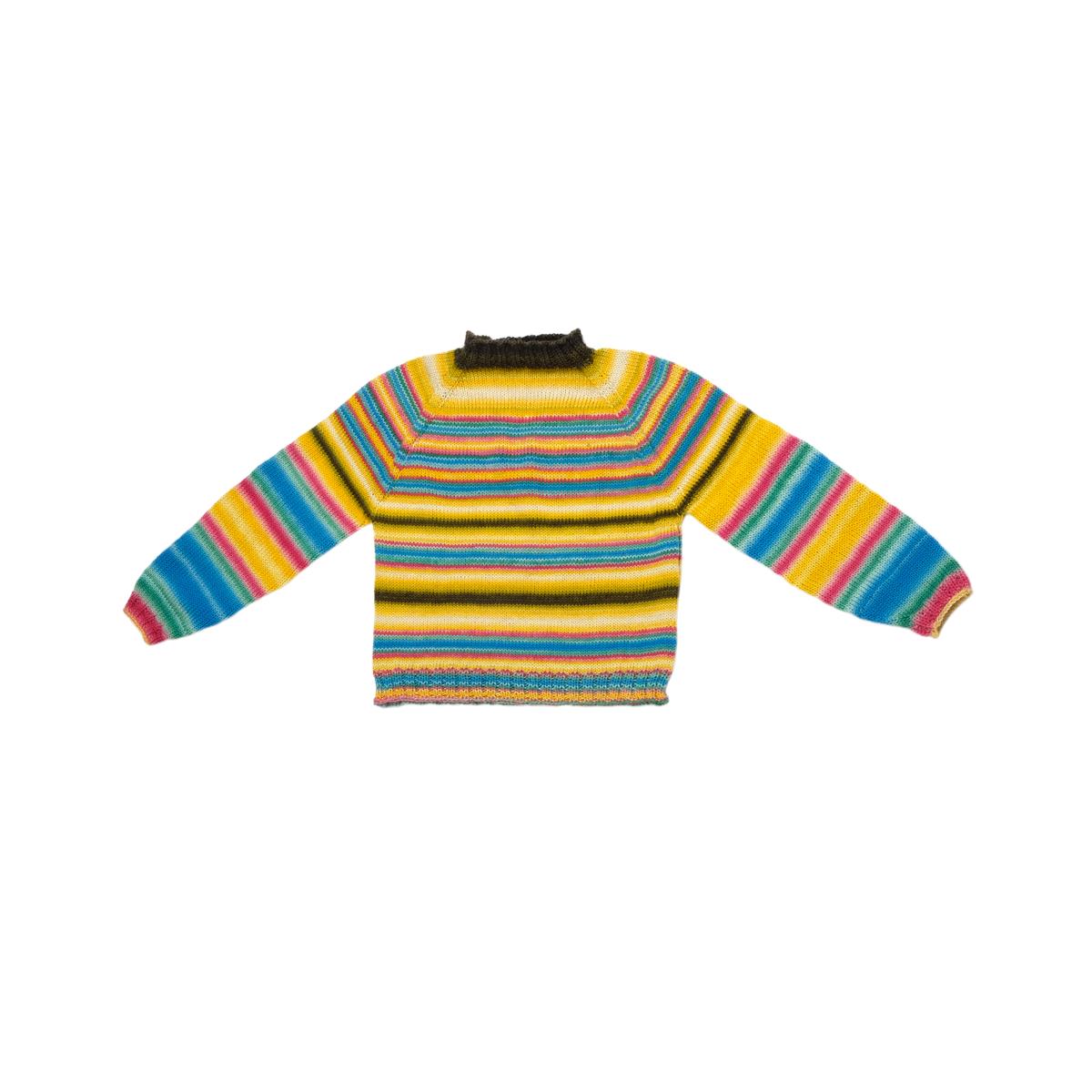 Pullover "Luna" | Anleitungsheft | Wolle Reggae ombré  | Stricken | Irene Lindörfer