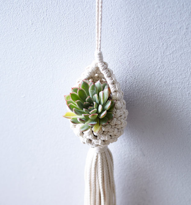 Makramee Blumenampeln