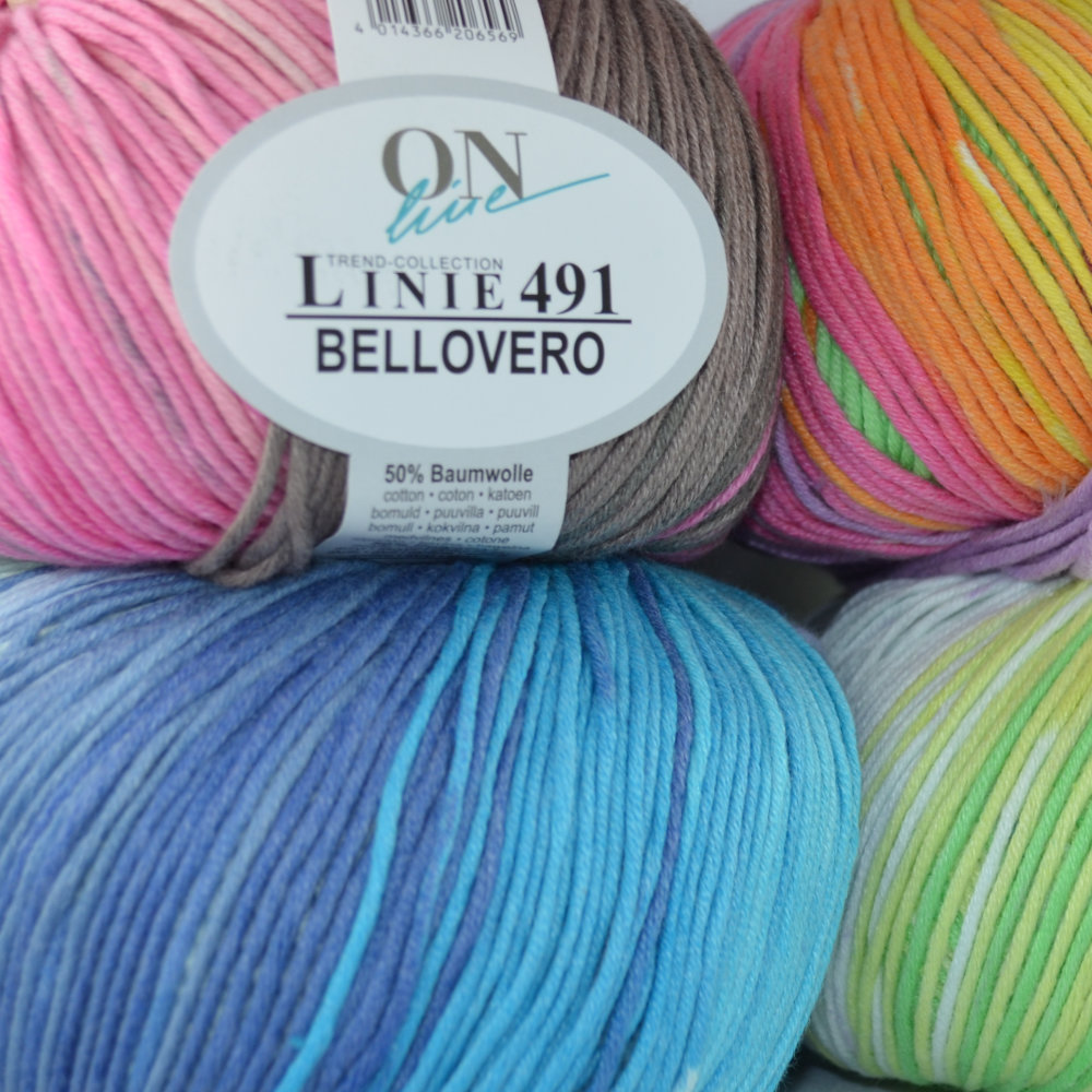 Bellovero Linie 491 von ONline 0101 - rosa/türkis/grün