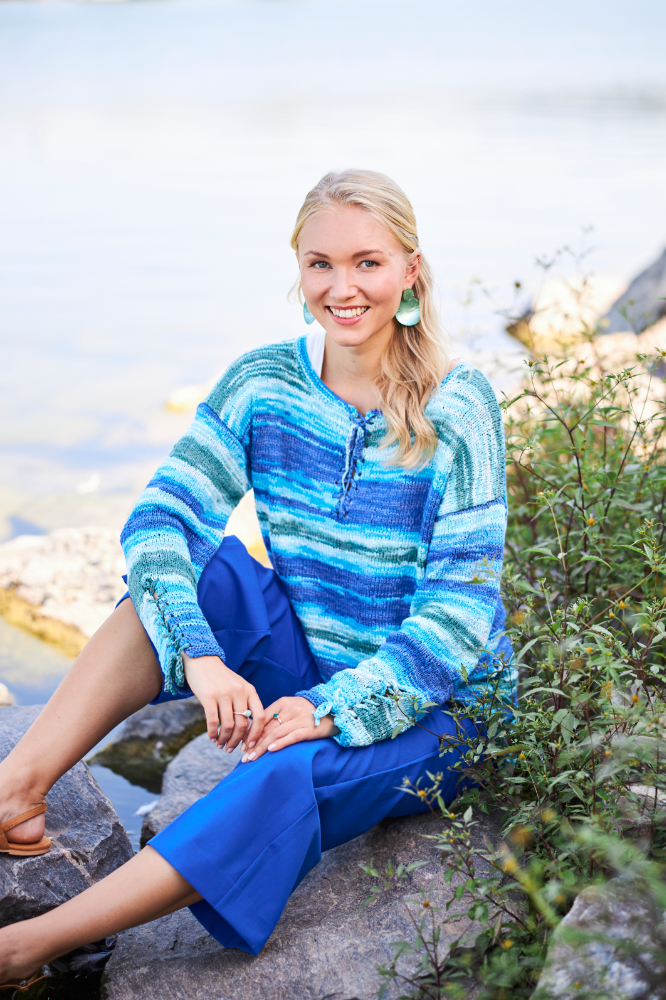Pulli mit Schlitzen | Anleitungsheft | Wolle Soul Surf | Stricken | Regina Bühler, Pro Lana, Christophorus Verlag Pulli mit Schlitzen | Anleitungsheft | Wolle Soul Surf | Stricken | Regina Bühler, Pro Lana, Christophorus Verlag