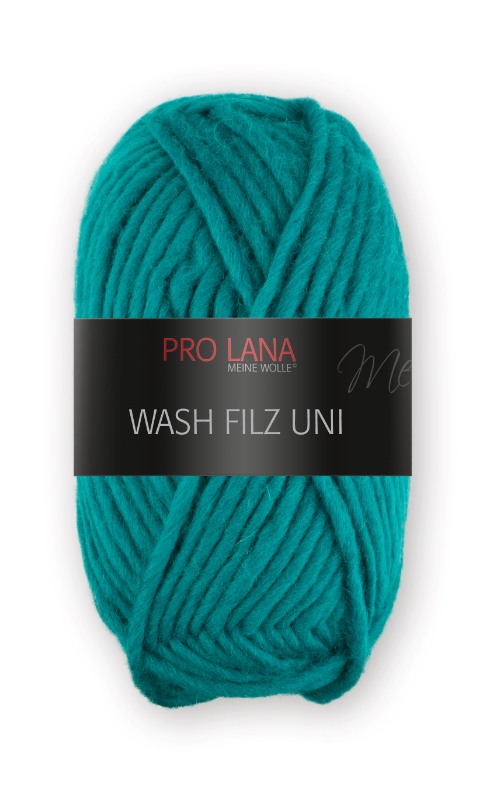 Wash-Filz von Pro Lana 0166 - smaragd