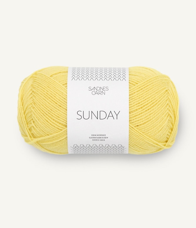 Sunday von Sandnes Garn 9004 - lemon