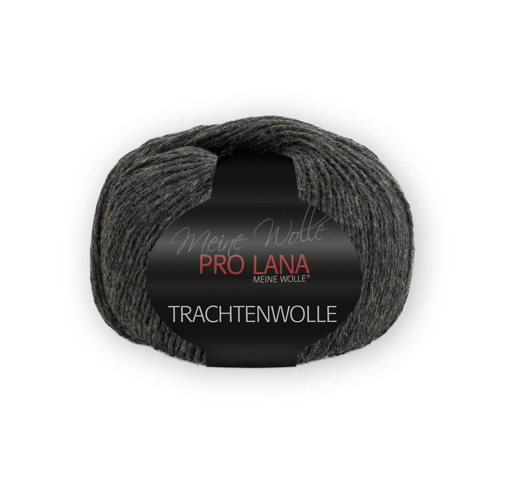 Trachtenwolle von Pro Lana 0098 - graphit meliert