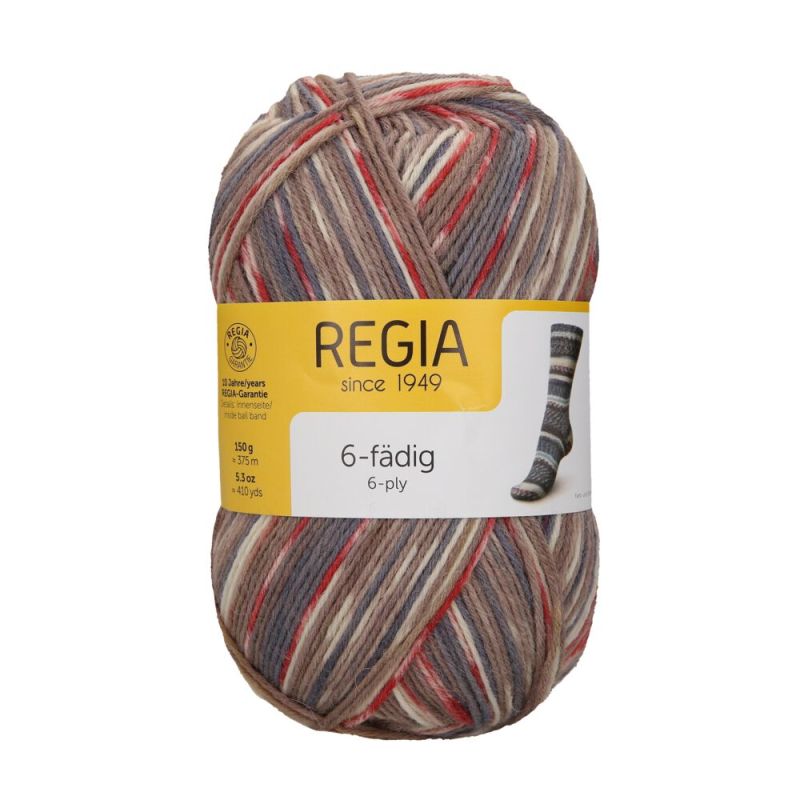 Sockenwolle Color 6-fach 150 g von Regia 2791 trondheim