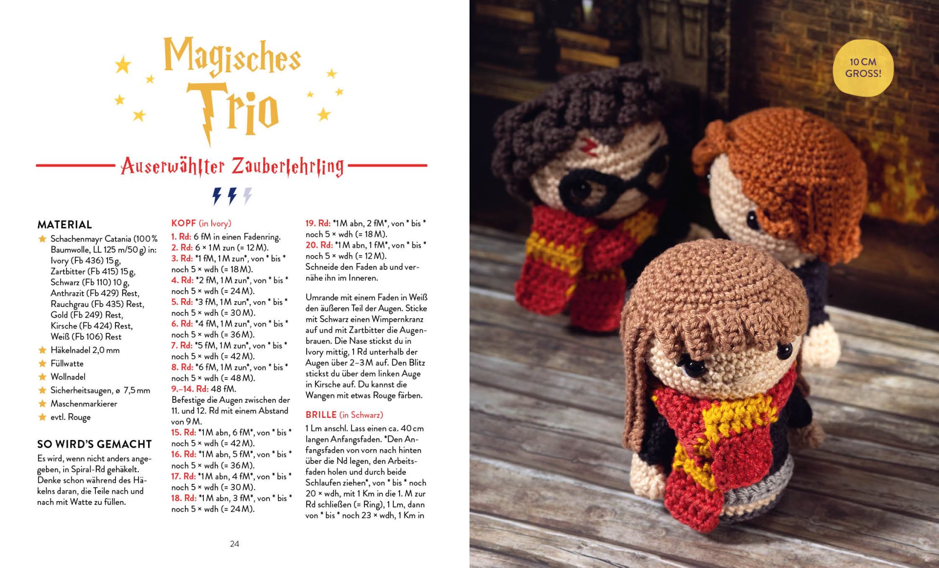 Die Häkelschule für Potterheads – Minis