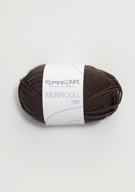 KlompeLOMPE Merinoull von Sandnes Garn 3081 - mork brun
